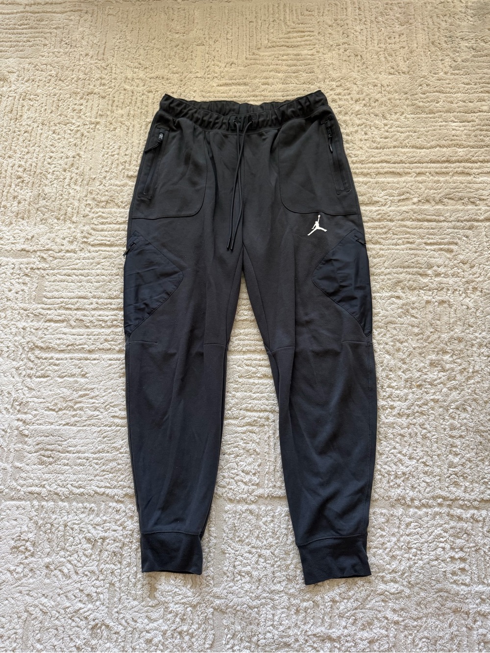 Jordan Dark Grey Tech Fleece Joggers with Jumpman Logo